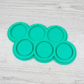 Молд силиконовый для леденцов Погремушка круглая