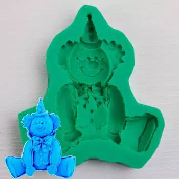 Молд силиконовый Клоун 2D