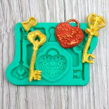 Молд силиконовый Ключ от сердца