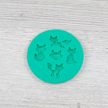 Молд силиконовый Лисята