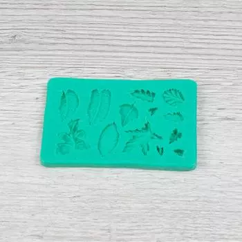 Молд силиконовый Листочки мини