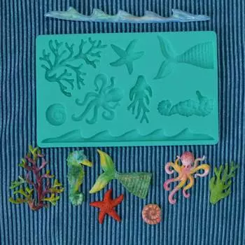 Молд силиконовый Подводное царство