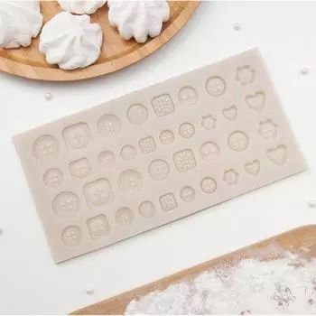 Молд силиконовый Пуговки ассорти