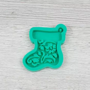 Молд силиконовый Рождественский носочек