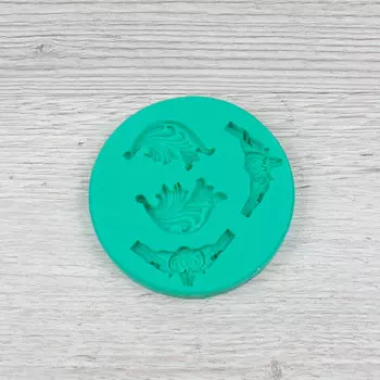 Молд силиконовый Вензеля и уголки классические