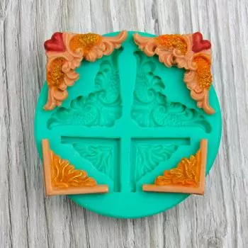 Молд силиконовый Вензеля уголки