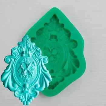 Молд Старинная рамка цветы