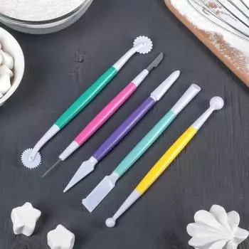 Набор для моделирования кондитерских украшений 5 предметов