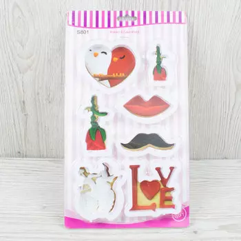 Набор форм для вырезания печенья, мастики 7 шт День святого Валентина