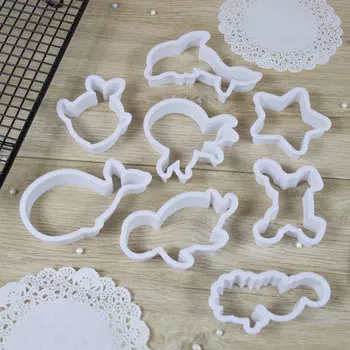 Набор форм для вырезания печенья Морские жители