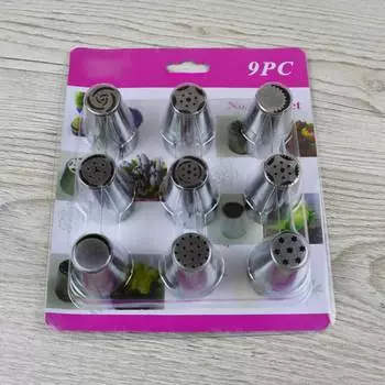 Набор кондитерских насадок Цветочный сад 9 шт