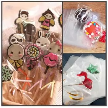 Набор пакетиков 50 шт для упаковки леденцов, кондитерских изделий