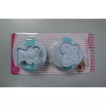 Набор плунжеров 3D кондитерских для мастики и теста Мишка, бабочка