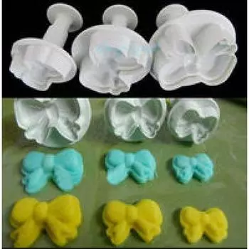 Набор плунжеров кондитерских Бантики 3 шт