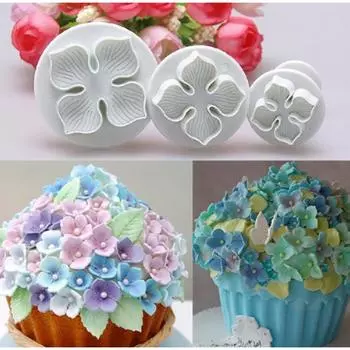 Набор плунжеров кондитерских для мастики и теста Гортензия