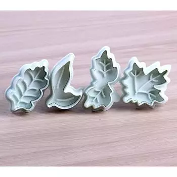 Набор плунжеров кондитерских для мастики и теста Листочки ассорти