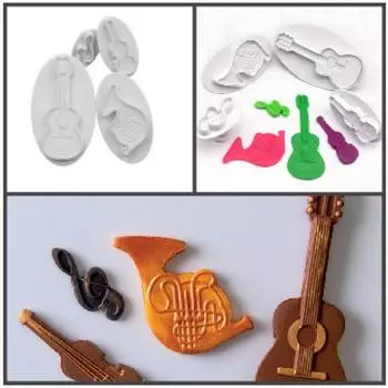 Набор плунжеров кондитерских Музыкант4 шт