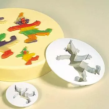 Набор выемок кондитерских 3 шт Клоун