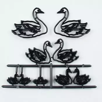 Печать, штамп для мастики, марципана и теста Лебеди