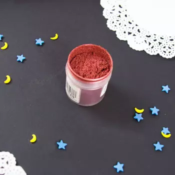 Пищевой краситель блестящий Красный янтарь 5 г