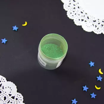 Пищевой краситель блестящий Темно-зеленый 5 г