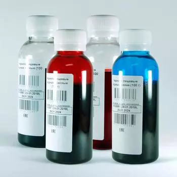 Пищевые чернила для принтера Kreda - набор 4 цвета