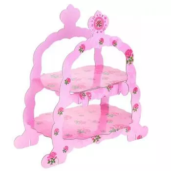 Подставка для пирожных двухступенчатая Вкусняшка