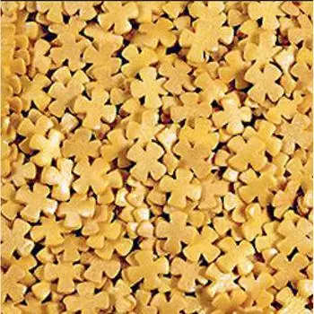 Посыпка кондитерская крестики золотые 100 г.