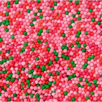 Посыпка кондитерская микс №5 крас-малин-роз-зел. 1-2мм 100 г