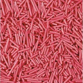 Посыпка кондитерская вермишель малиновая 100 г