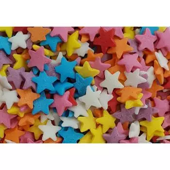Посыпка кондитерская звезды разноцветные 100 г