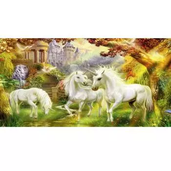 Съедобная картинка на торт Единороги