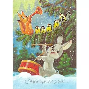 Съедобная картинка на торт Зайка с Белочкой