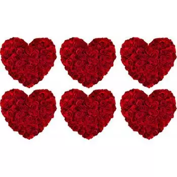 Съедобное украшение Мини Сердца из Роз