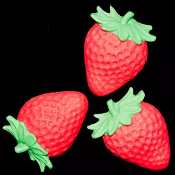 Сахарная фигурка Клубничка 5 шт