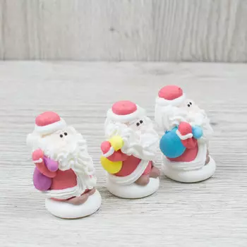 Сахарные фигурки Дед Мороз с мешком