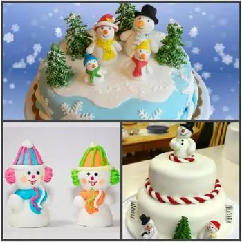 Сахарные фигурки Снеговик