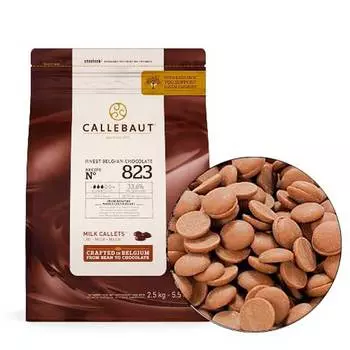 Шоколад молочный 33,6% Callebaut 2,5 кг