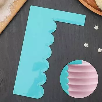 Шпатель кондитерский угол-волны