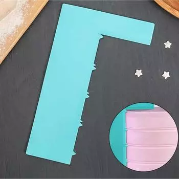 Шпатель кондитерский угол-зубчики