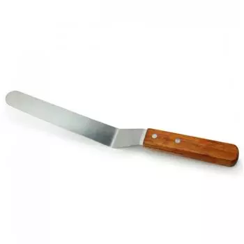 Шпатель металлический изогнутый 22 см