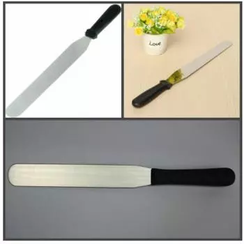 Шпатель металлический прямой 28 см