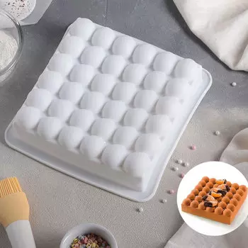 Силиконовая форма для муссовых десертов Бабл-2