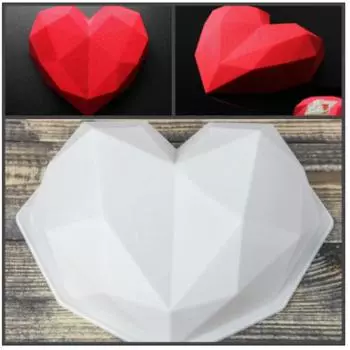 Силиконовая форма для муссовых десертов Геометрия любви