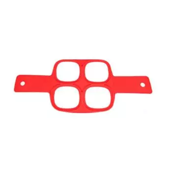 Силиконовая форма для оладьев и яичницы Квадратики 4 ячейки