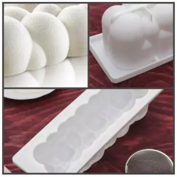 Силиконовая форма для выпечки и муссовых десертов Воздушные пузыри