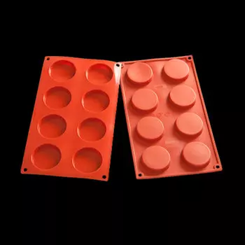 Силиконовая форма Круг 8 ячеек