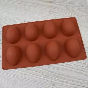 Силиконовая форма Яйца 8 ячеек
