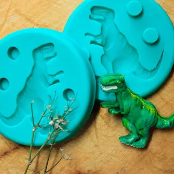 Силиконовый молд 3D Динозавр Тирекс