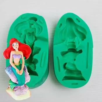 Силиконовый молд 3D Русалочка Ариэль